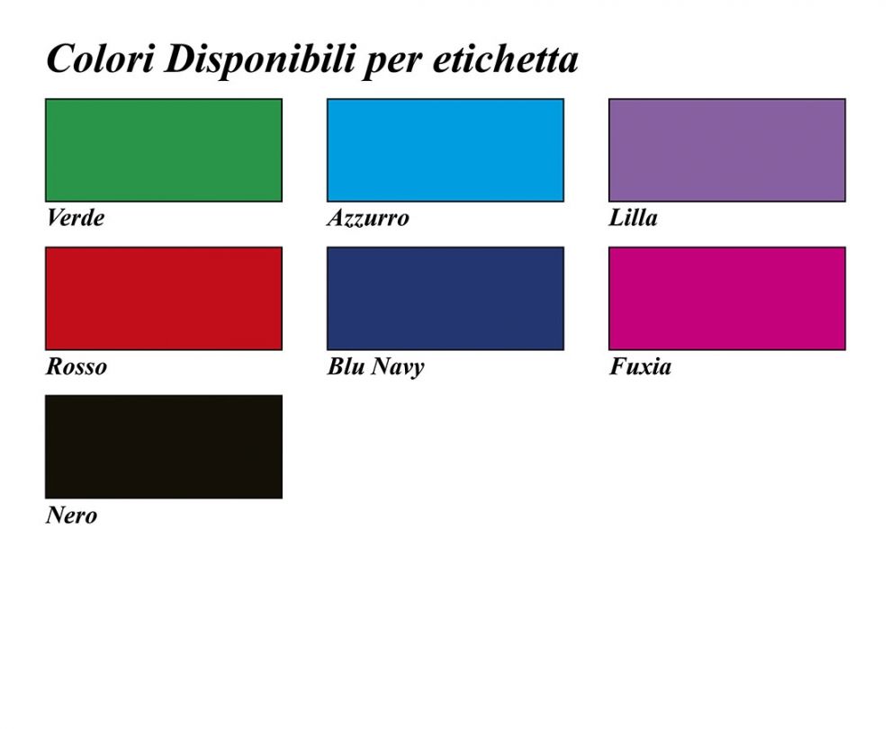 Etichette di cotone con nome da cucire