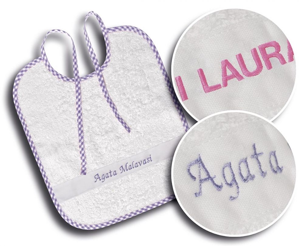 Bavaglini Ellepi Impermeabili - Set 6 Con Elastico, Cotone Biologico, Per Asilo E Casa